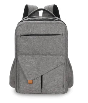 Large-Capacity Double-Shoulder Mommy Bag with Pockets