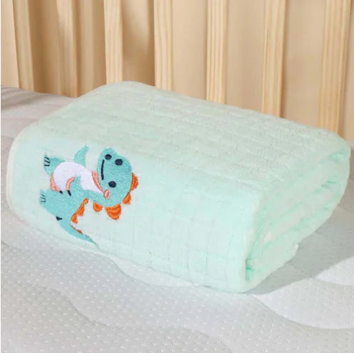 Small Animal Bath Towel with Embroidery 27.5"x55.1"