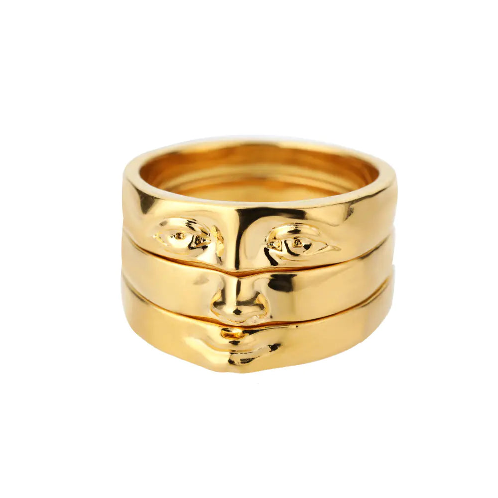 Adjustable Egyptian African Queen Charm Ring for All