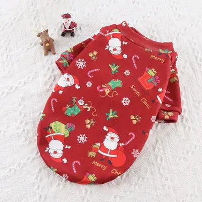 Warm and Festive Flannel Pet Clothes