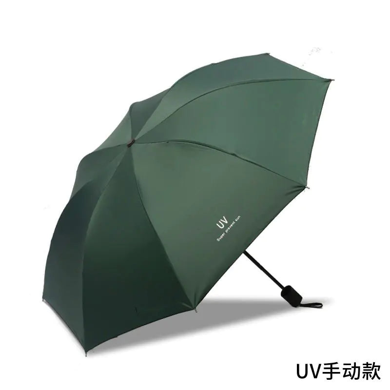 Custom 24 Bone Automatic Folding Sun and Rain Umbrella