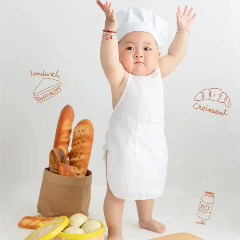 Newborn Chef Outfit for Baby Photography Set