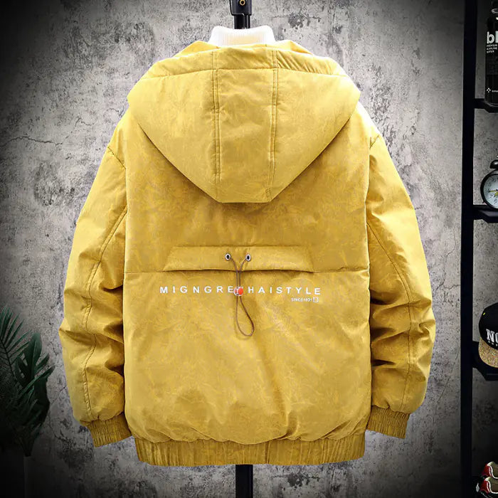 Winter Camouflage Hooded Short Jacket for Students