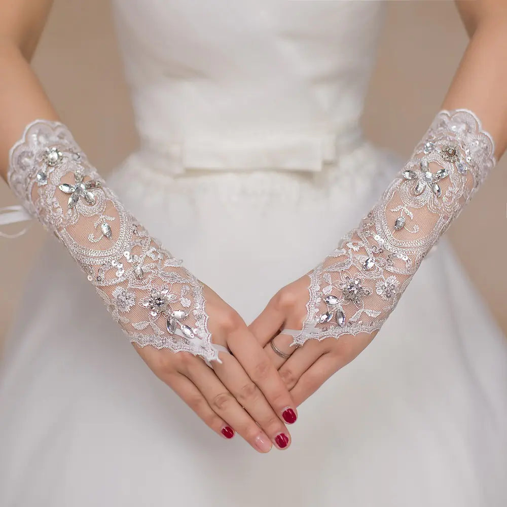 Bride Wedding Dress Gloves - Bridal Accessories