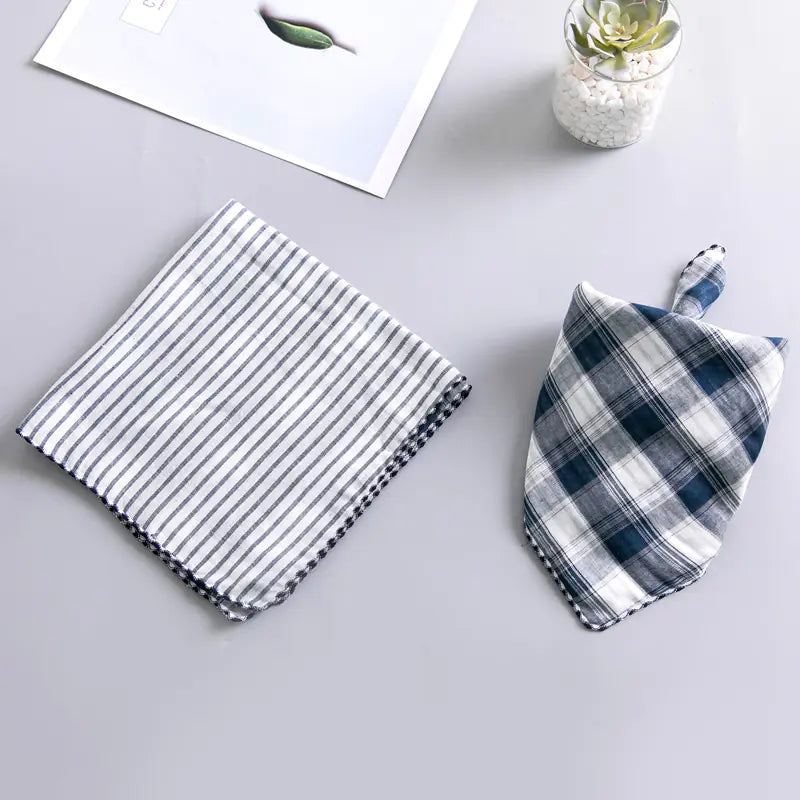 Double-sided Dog Turban Birthday Gift Water Bib