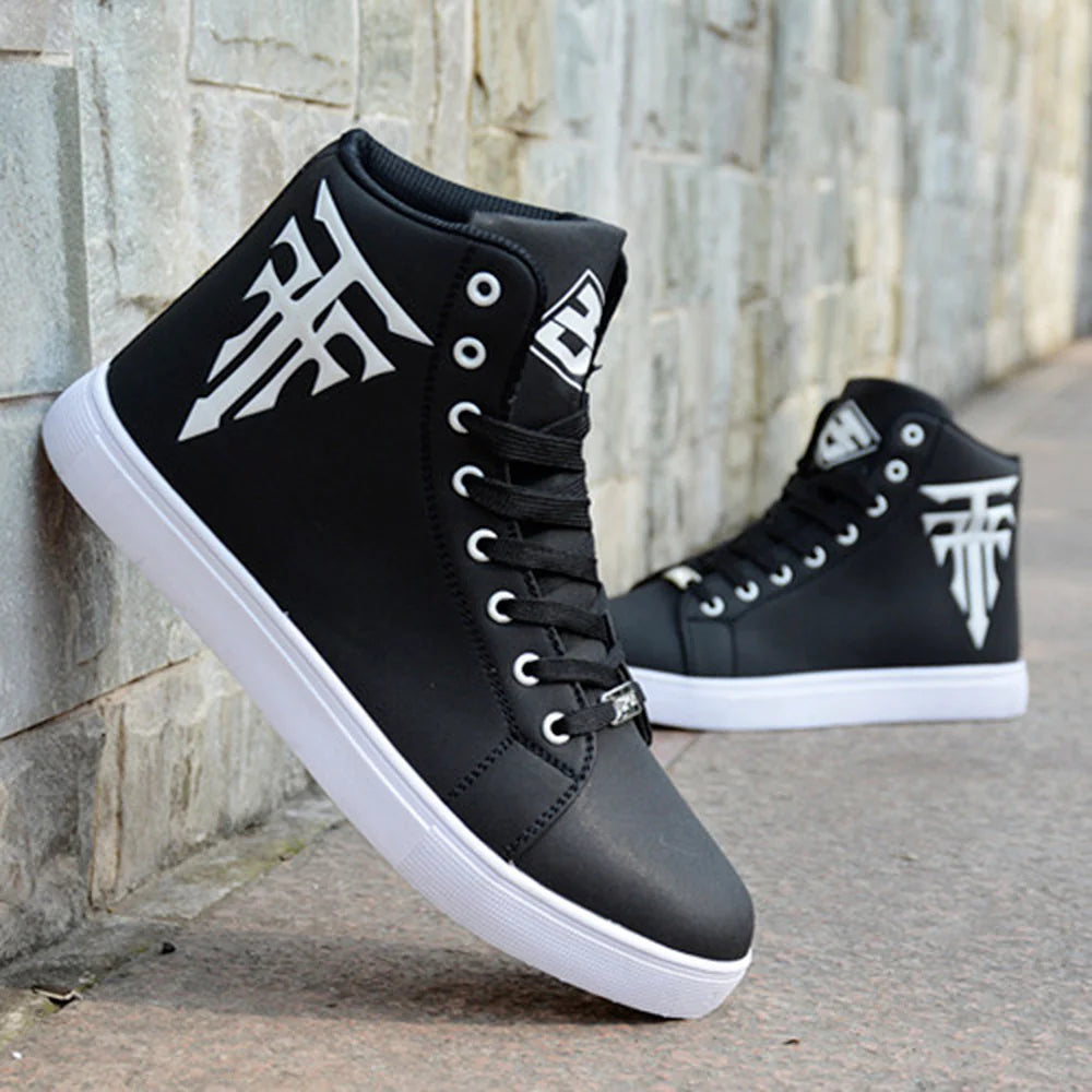Trendy High-Top Men's Sports Casual Board Shoes