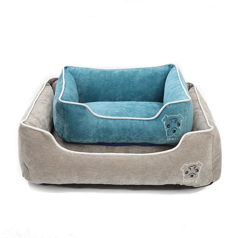 Washable Dog Bed for All Seasons - Comfortable & Warm