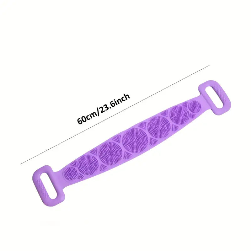 Silicone Bath Brush - Long Exfoliating Back Scrubber