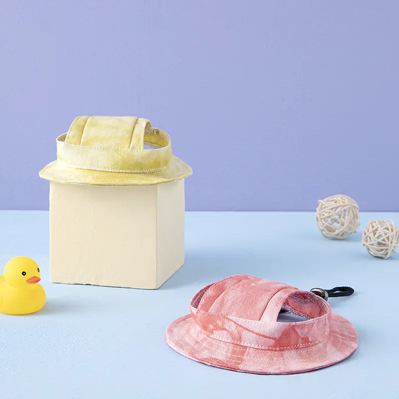 Adjustable Cute Open Ear Pet Hat for Comfort