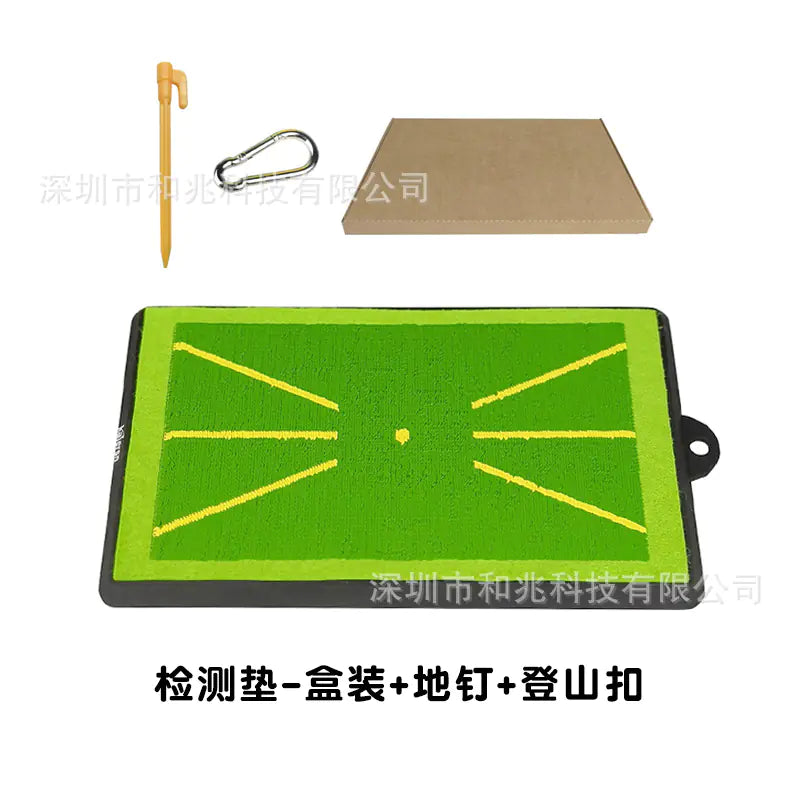Golf Swing Impact Mat with Detachable Base for Practice