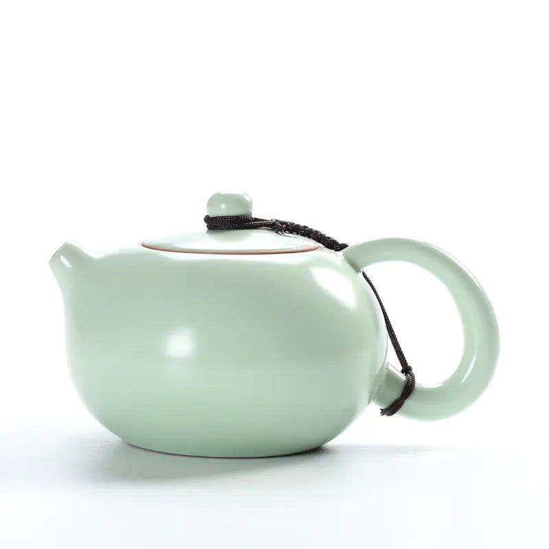 Handmade Ru Kiln Teapot for Kung Fu Tea Ceremony