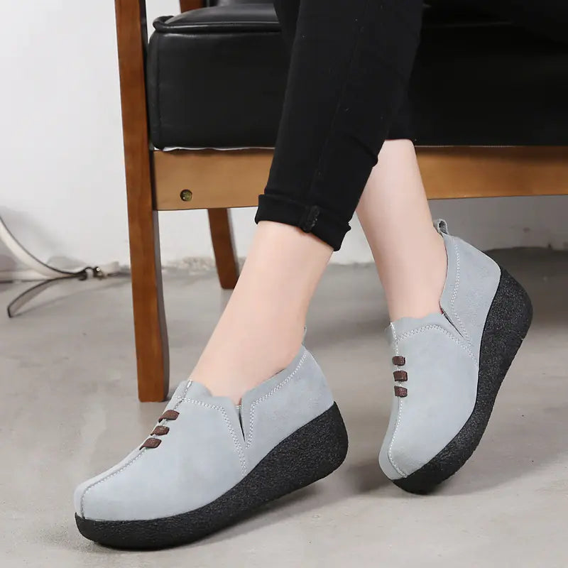 New Women's Thick Sole Platform Rocking Shoes