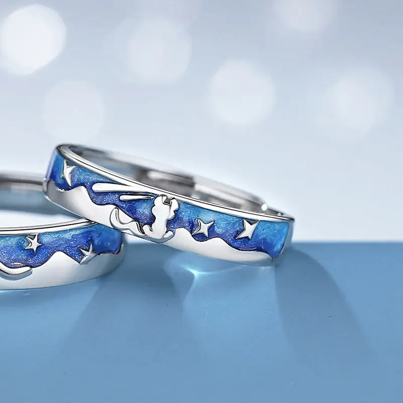 Fashion Fox Couples Rings for Men and Women