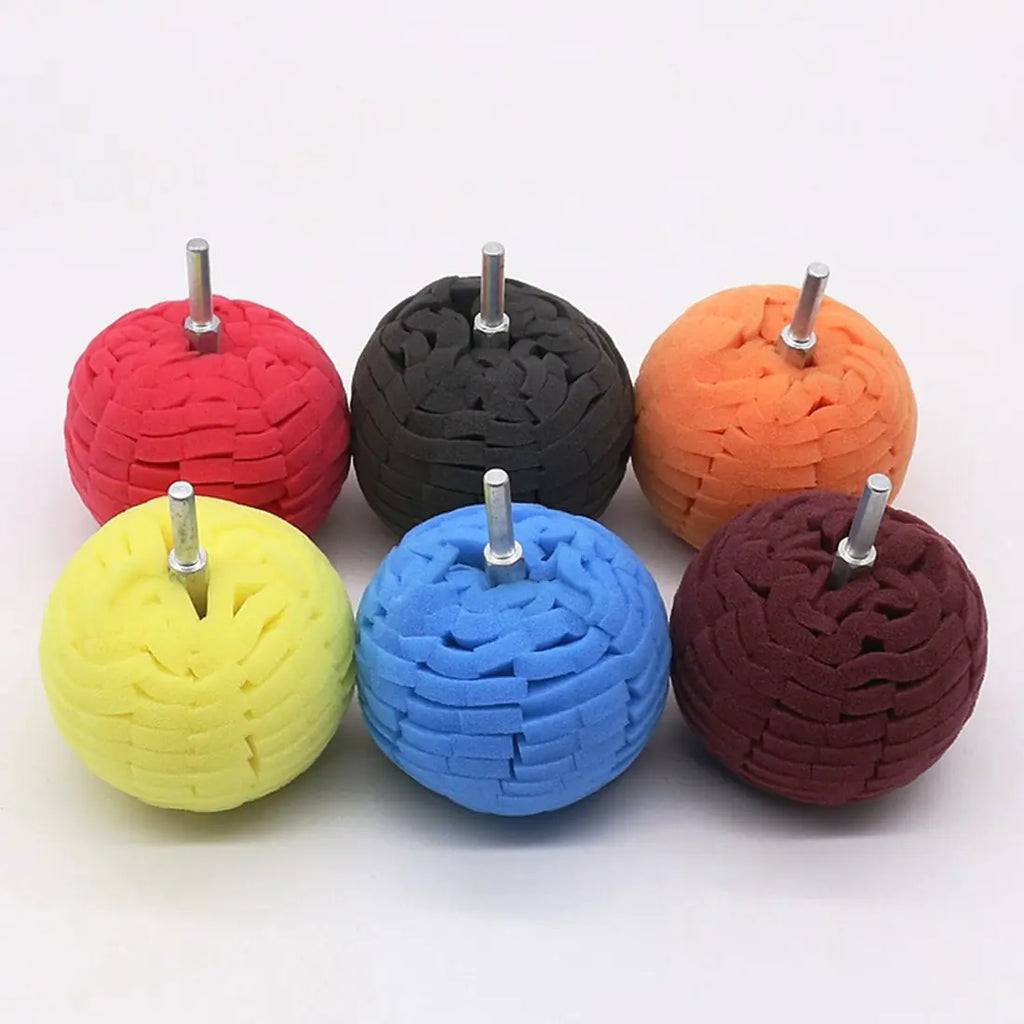 7-Scent Wheel Hub Polishing Sponge Ball for Cars