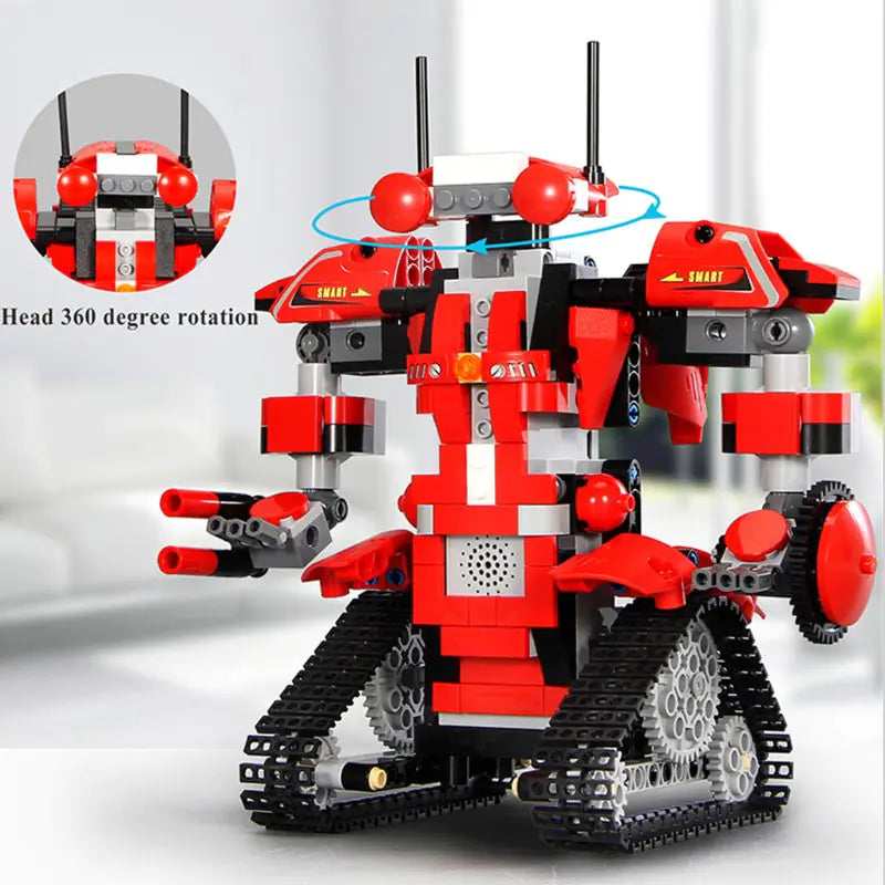 Building Block Toy Set with Remote Control Robot