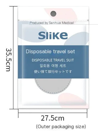 Disposable Bed Sheet Set for Travel and Hotels (4 Pieces)