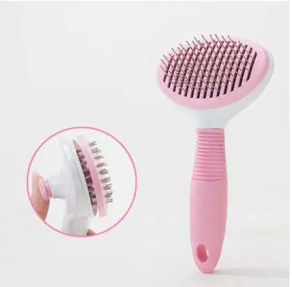Pet Grooming Brush for Long-Haired Cats and Dogs