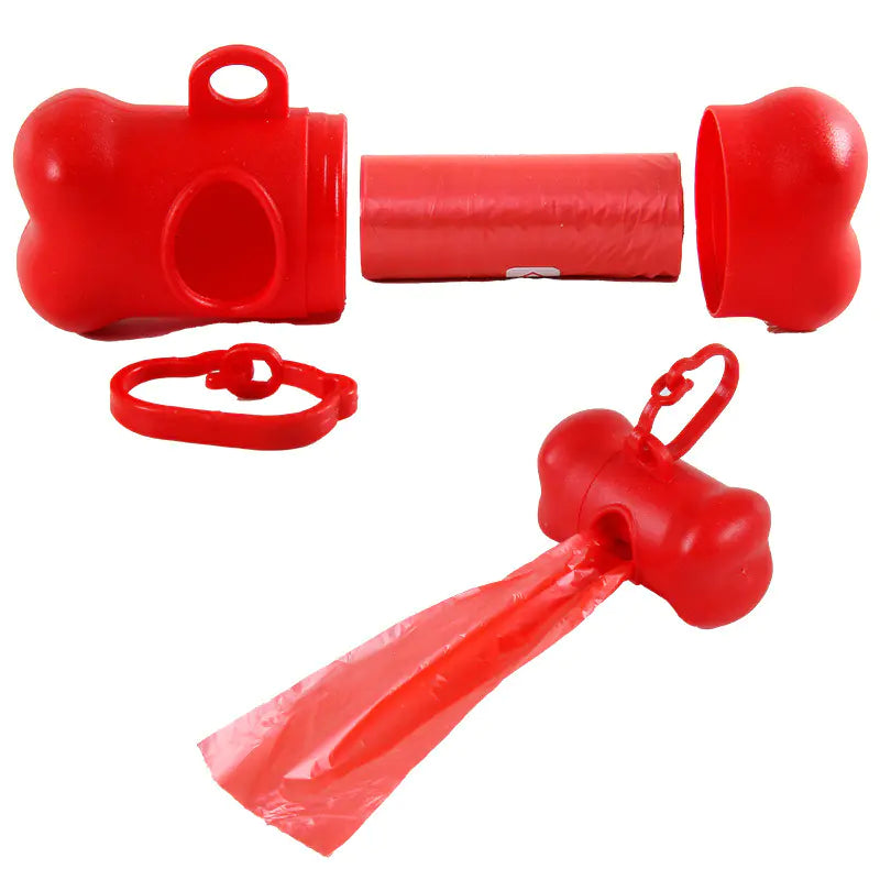 Portable Pet Waste Picker with LED Bone Design