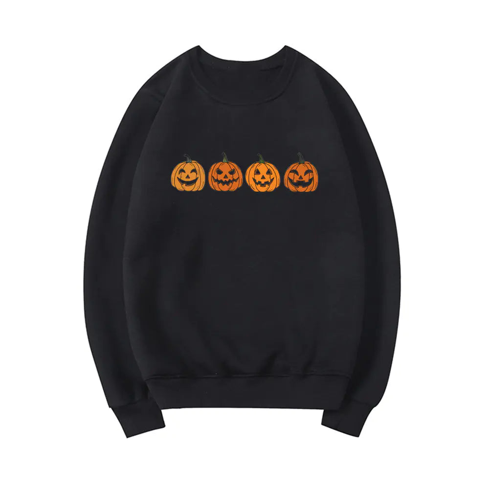 Halloween Evil Pumpkin Head Funny Printed Hoodie