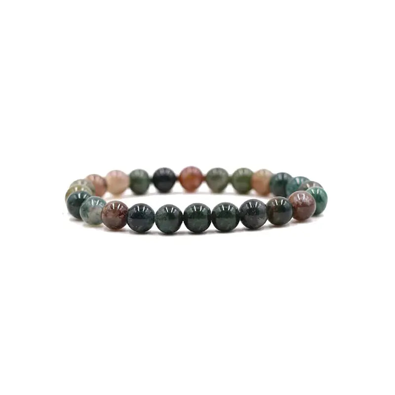 8mm Tigereye Iron Ore Yoga Stretch Bracelet for All