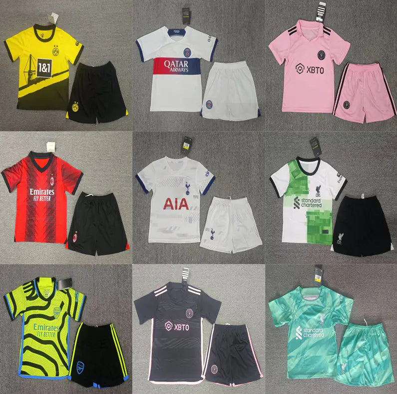 Children's Football Kit: Arsenal, Liverpool, Dortmund, Spurs