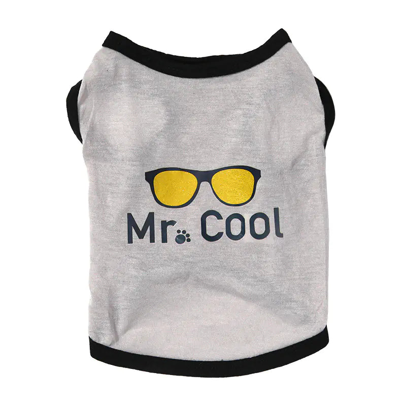 Pet Clothing for Dogs and Cats - Flashy Vest with Glasses