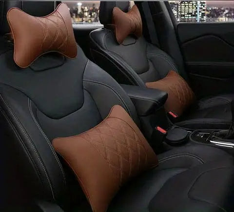 4pcs Multi-color Car Seat Cushions with Neck Support