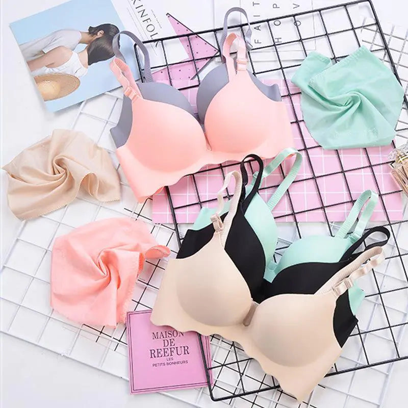 Seamless Wireless Youth Bra for Support and Comfort