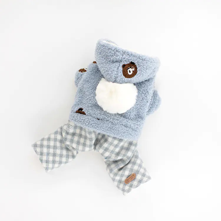 Warm Plush Dog Clothes for Quadrupeds