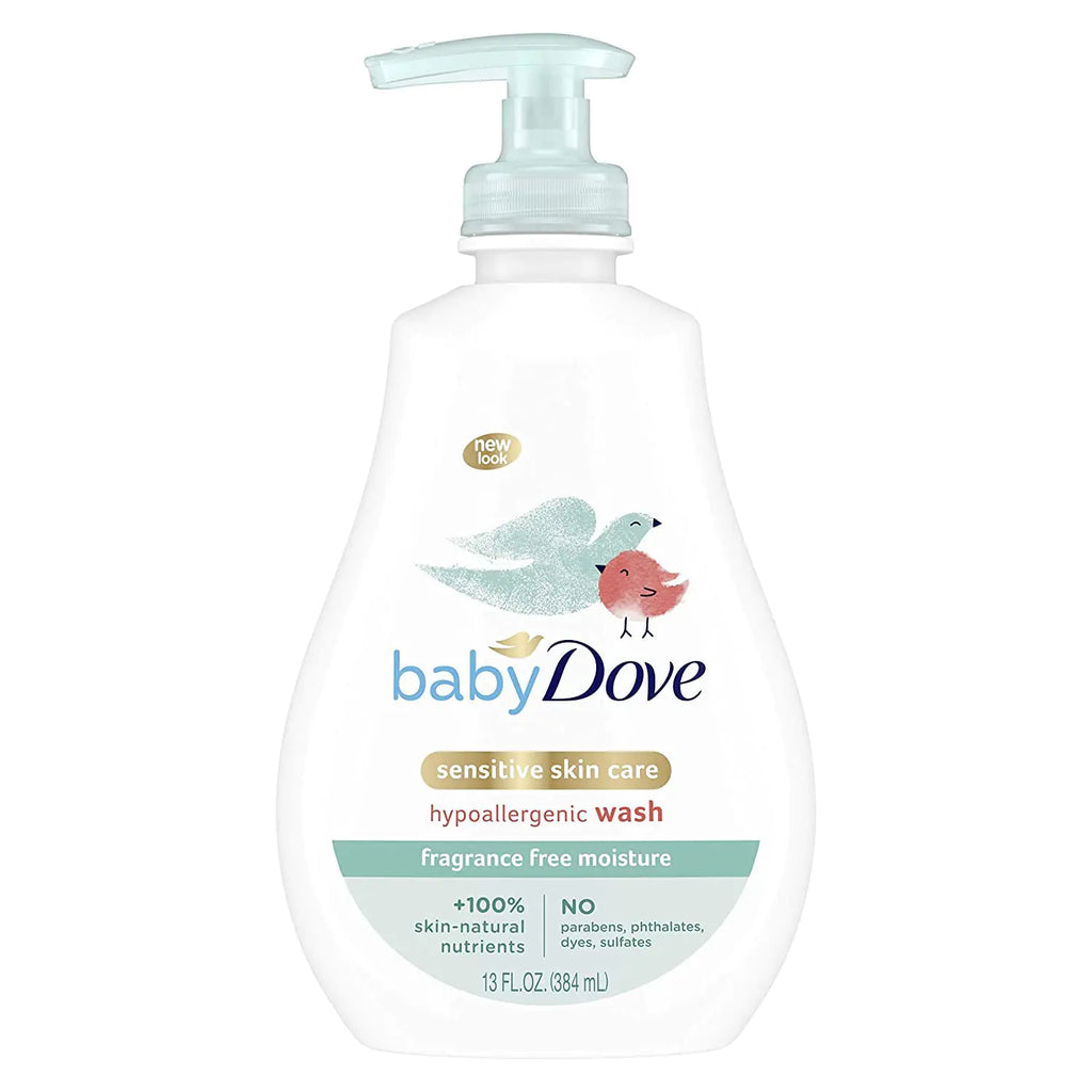 Dove Baby Tip To Toe Wash 13 Ounce Sensitive Pump (384ml) (2 Pack)