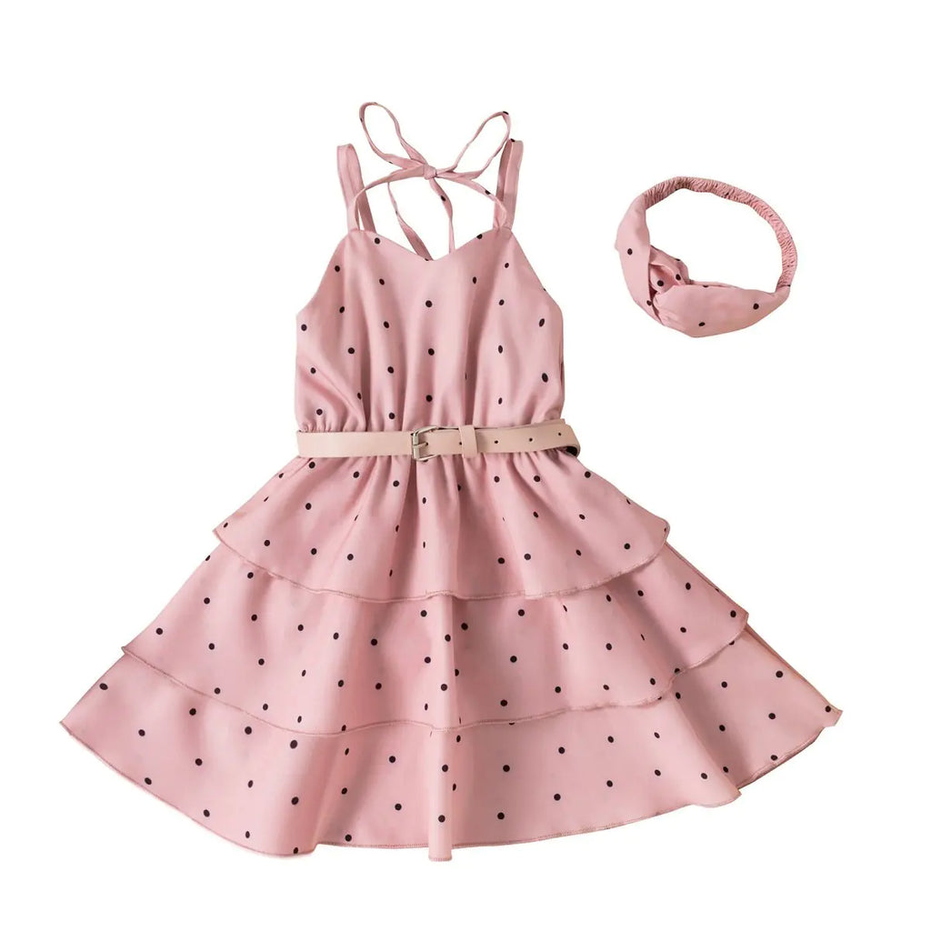Solid Color Dress for Children