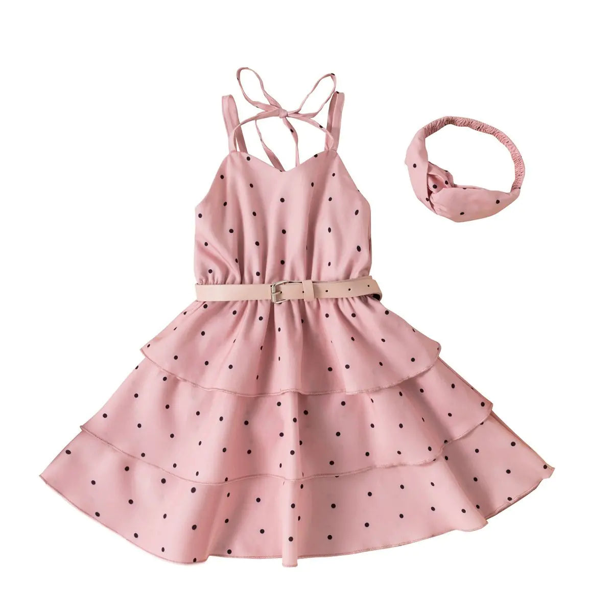 Solid Color Dress for Children