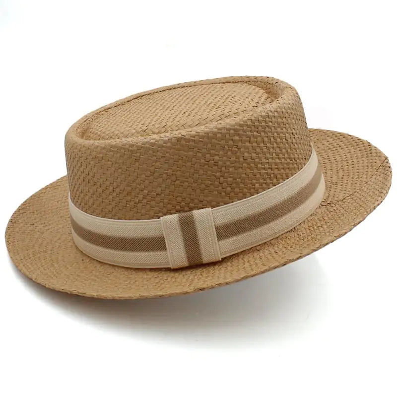 Wide Brim Straw Hat for Beach Sun Protection