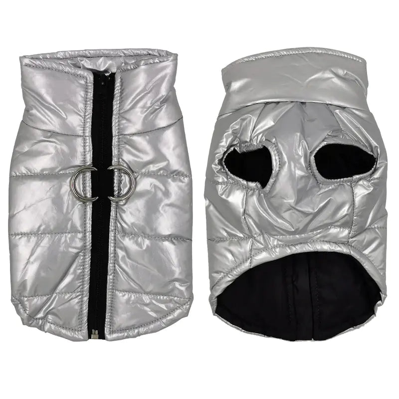 Glossy Dog Jacket Pet Vest for Stylish Canines