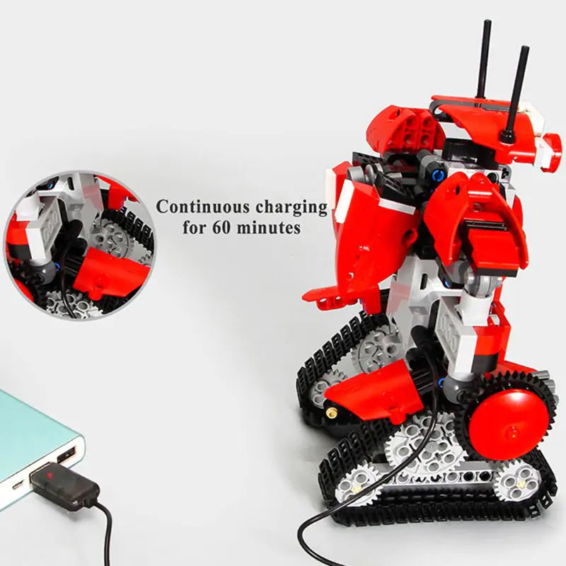 Building Block Toy Set with Remote Control Robot