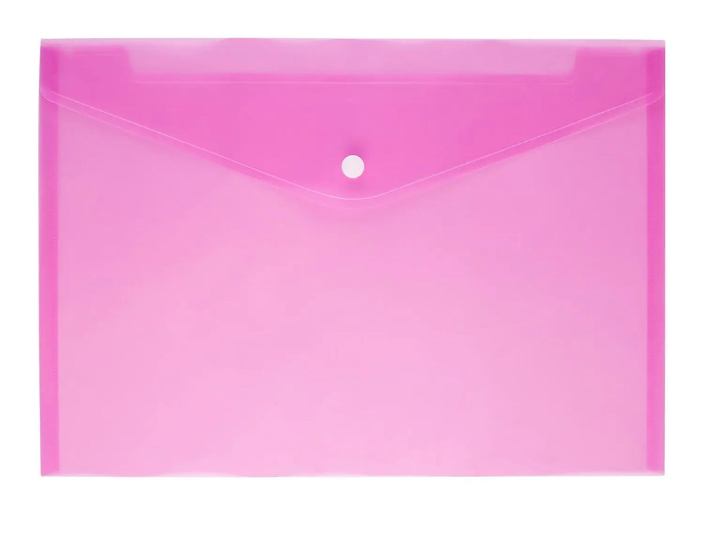 A4 PP Snap File Bag for Students and Meetings