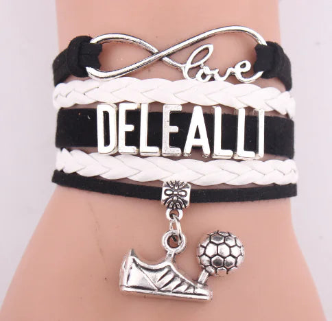 Woven Bracelet with Bee Design for Sports