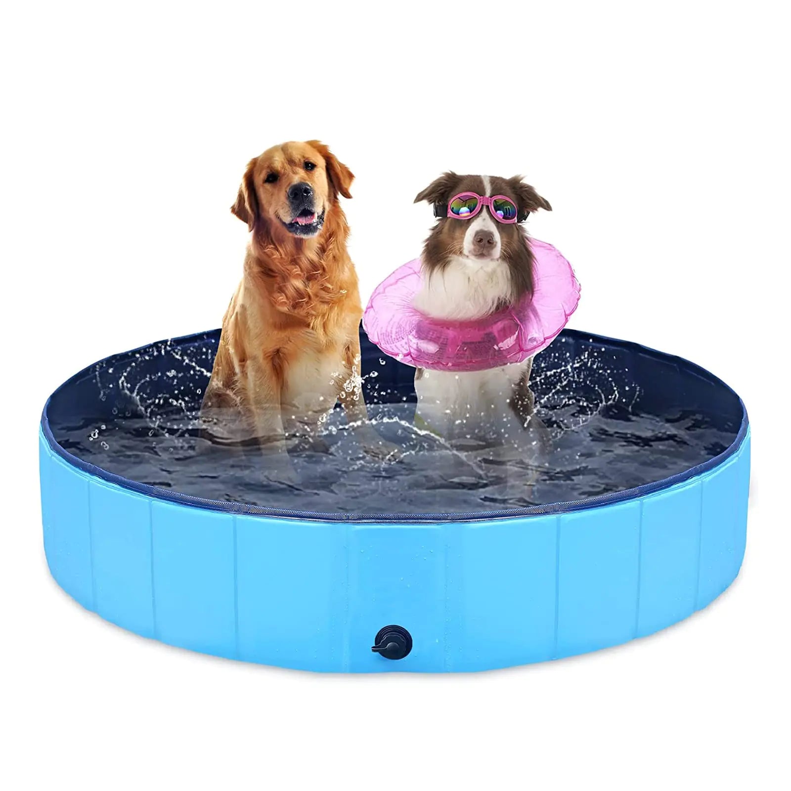 Large Dog Pool Foldable Dog Pool pet Pool Dog Swimming Pool Portable Suitable for Indoor and Outdoor use(48x12in)