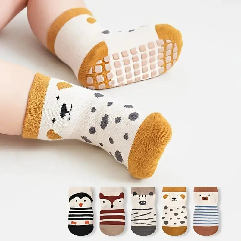 Spring Baby Non-Slip Floor Socks for 0-5 Years Old