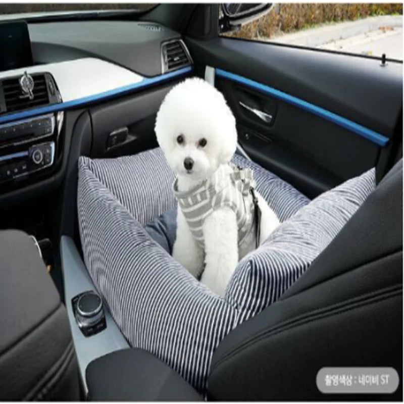 Portable Car Dog Bed with Safety Seat for Pets