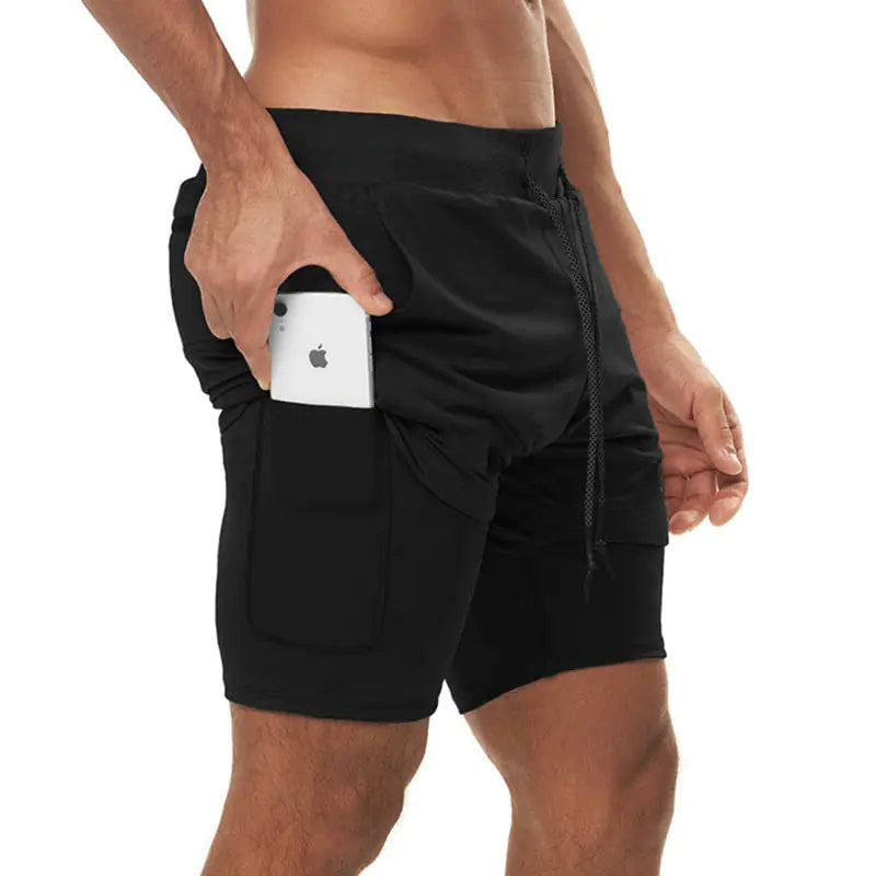 Men's Outdoor Training Shorts with Pockets (Loose Fit)