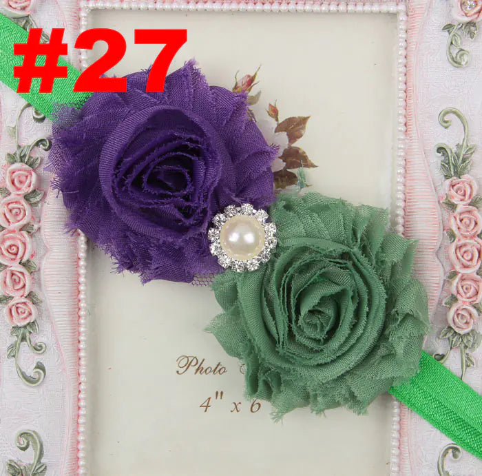 Popular Children's Headband with Pearl and Floral Design