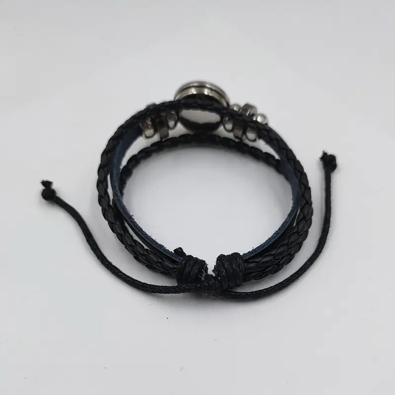 12 Zodiac Constellation Multi-Layer Leather Bracelet
