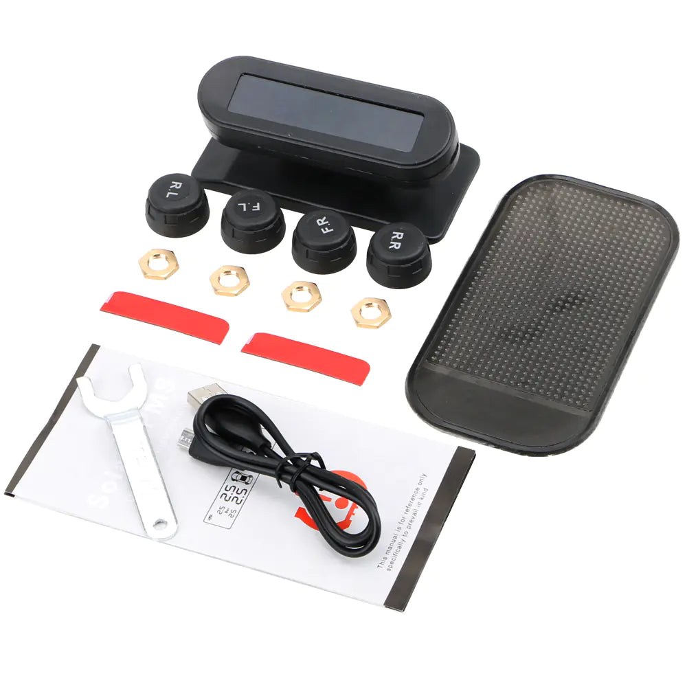 Solar Tire Pressure Monitoring System for Cars