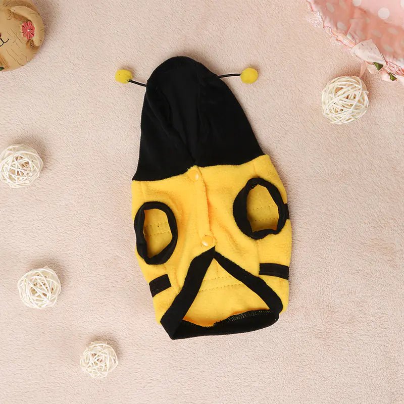 Funny Bee Costume for Dogs - Teddy Dog Clothes