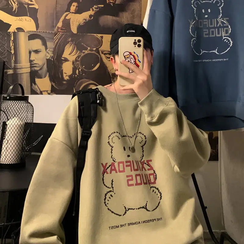 Spring Men's Round Neck Sweater Fashion Apparel