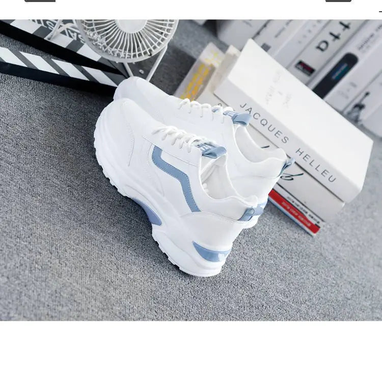 Fashionable Women's White Sneakers - 2020 Korean Style
