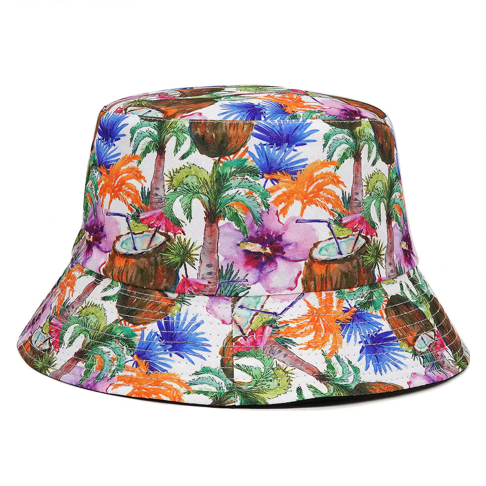 Fashionable Printed Sun Hat for Women (European & American)