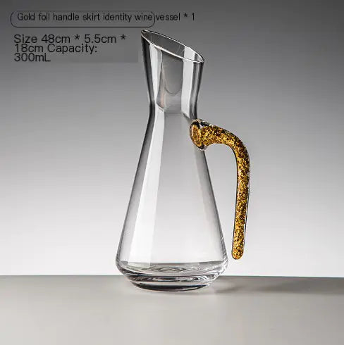 Gold Crystal Cup / Wine Decanter (One)