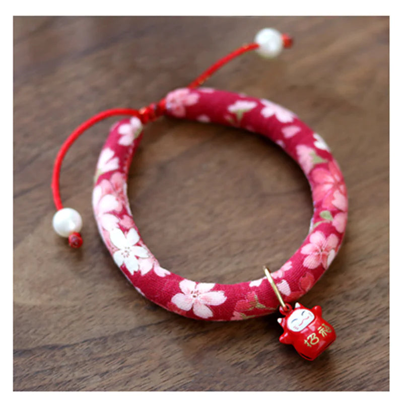 Cat Collar with Bell Ornament